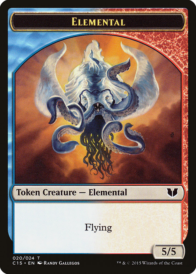 Elemental Token [Commander 2015 Tokens] | GrognardGamesBatavia