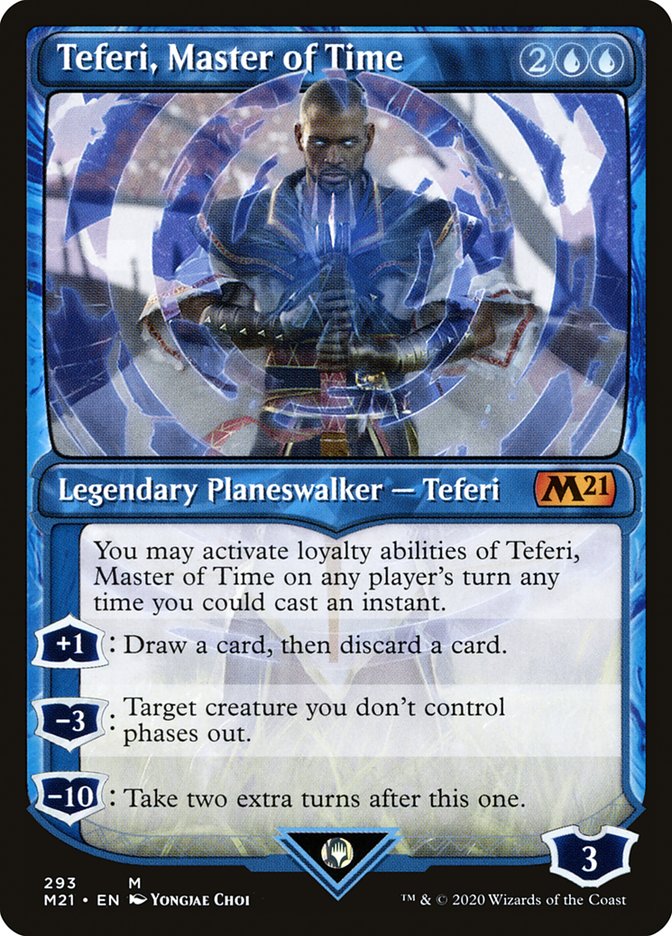 Teferi, Master of Time (Showcase) (293) [Core Set 2021] | GrognardGamesBatavia