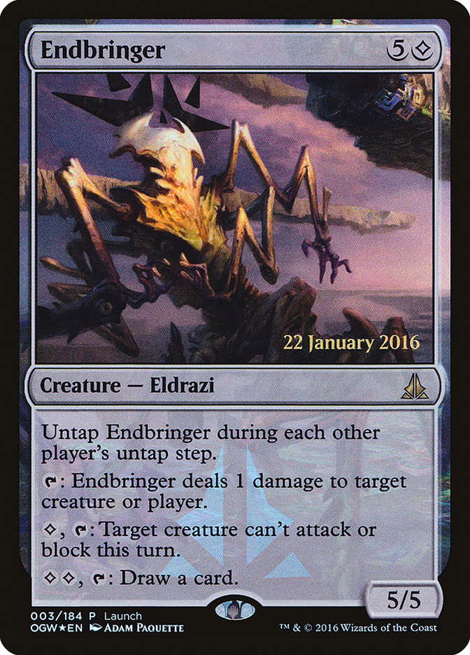 Endbringer (Prerelease) [Oath of the Gatewatch Promos] | GrognardGamesBatavia