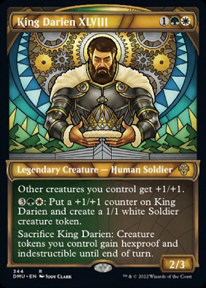 King Darien XLVIII (Showcase Textured) [Dominaria United] | GrognardGamesBatavia