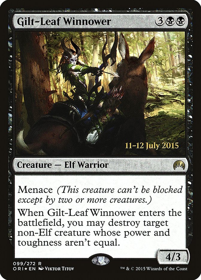 Gilt-Leaf Winnower [Magic Origins Prerelease Promos] | GrognardGamesBatavia