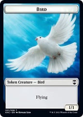 Bird // Spirit Double-Sided Token [Kaldheim Commander Tokens] | GrognardGamesBatavia