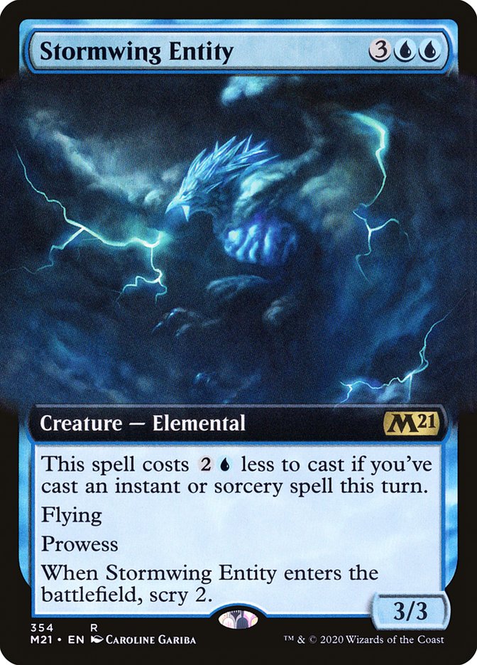 Stormwing Entity (Extended Art) [Core Set 2021] | GrognardGamesBatavia