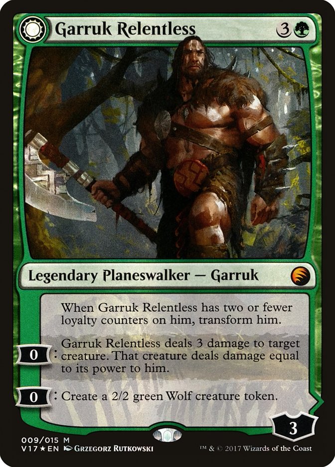 Garruk Relentless // Garruk, the Veil-Cursed [From the Vault: Transform] | GrognardGamesBatavia