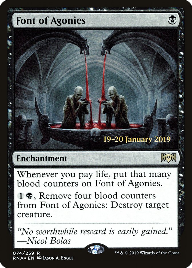 Font of Agonies [Ravnica Allegiance Prerelease Promos] | GrognardGamesBatavia