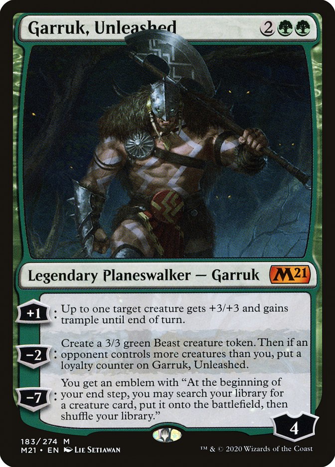 Garruk, Unleashed [Core Set 2021] | GrognardGamesBatavia
