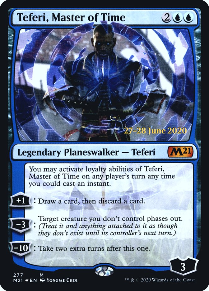 Teferi, Master of Time (275) [Core Set 2021 Prerelease Promos] | GrognardGamesBatavia