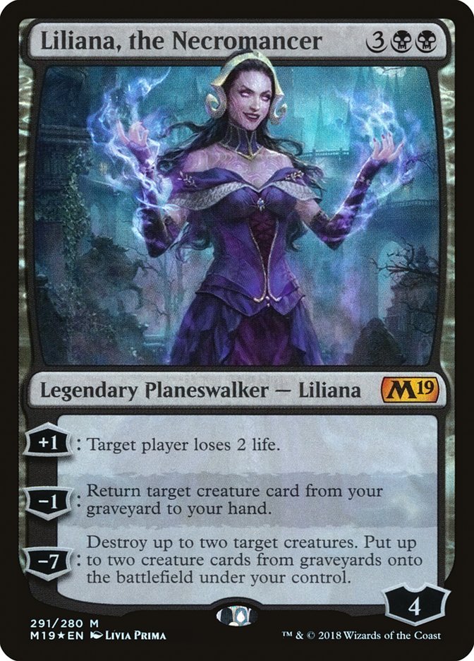 Liliana, the Necromancer [Core Set 2019] | GrognardGamesBatavia