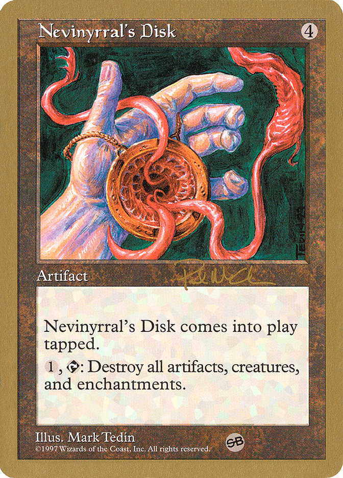 Nevinyrral's Disk (Paul McCabe) (SB) [World Championship Decks 1997] | GrognardGamesBatavia