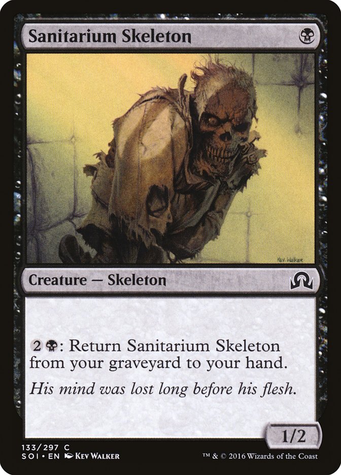 Sanitarium Skeleton [Shadows over Innistrad] | GrognardGamesBatavia