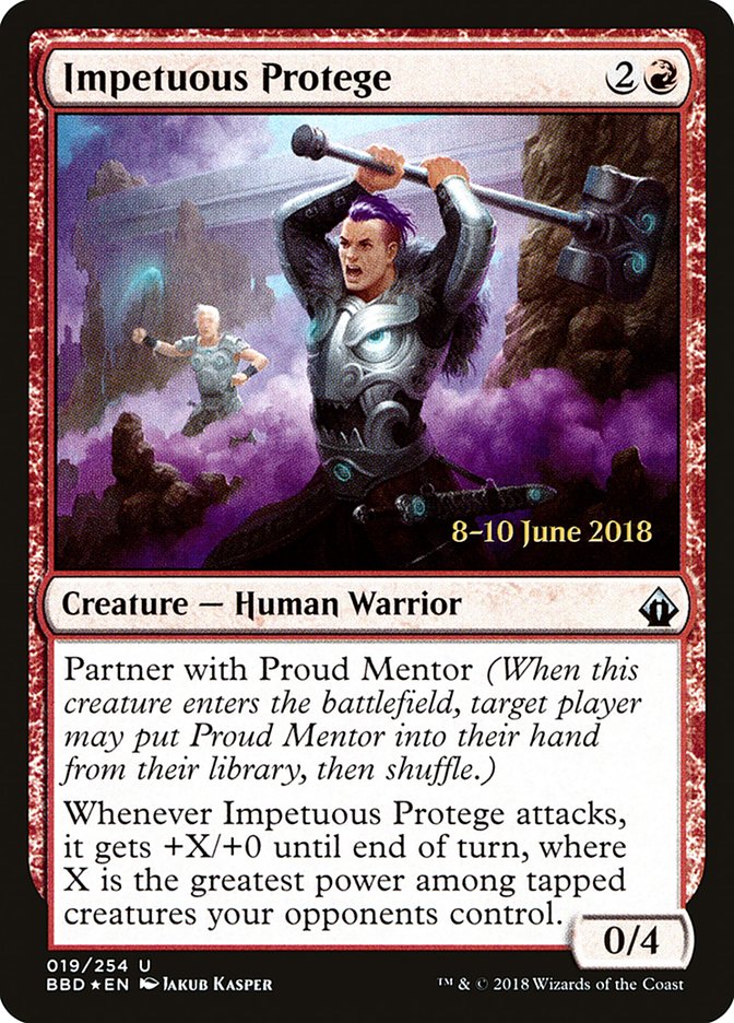 Impetuous Protege [Battlebond Prerelease Promos] | GrognardGamesBatavia