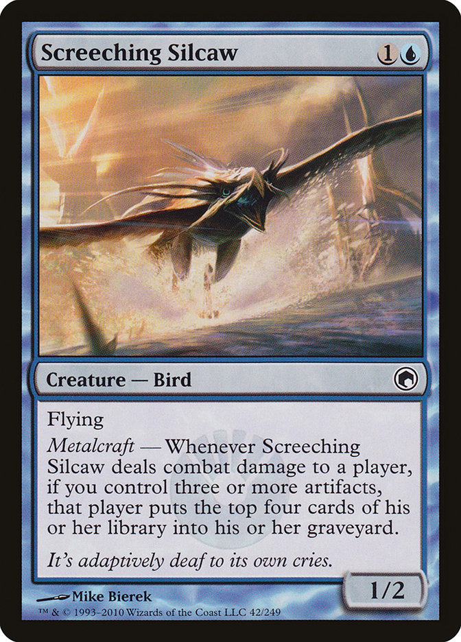 Screeching Silcaw [Scars of Mirrodin] | GrognardGamesBatavia