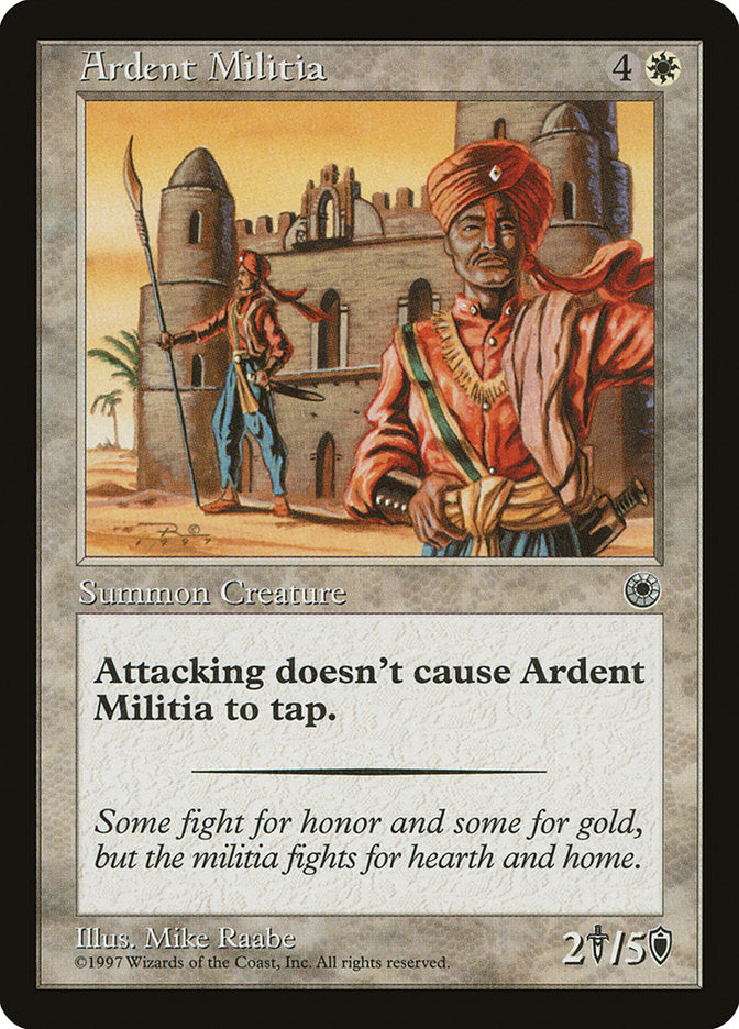 Ardent Militia [Portal] | GrognardGamesBatavia