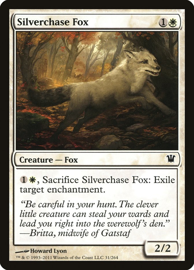 Silverchase Fox [Innistrad] | GrognardGamesBatavia