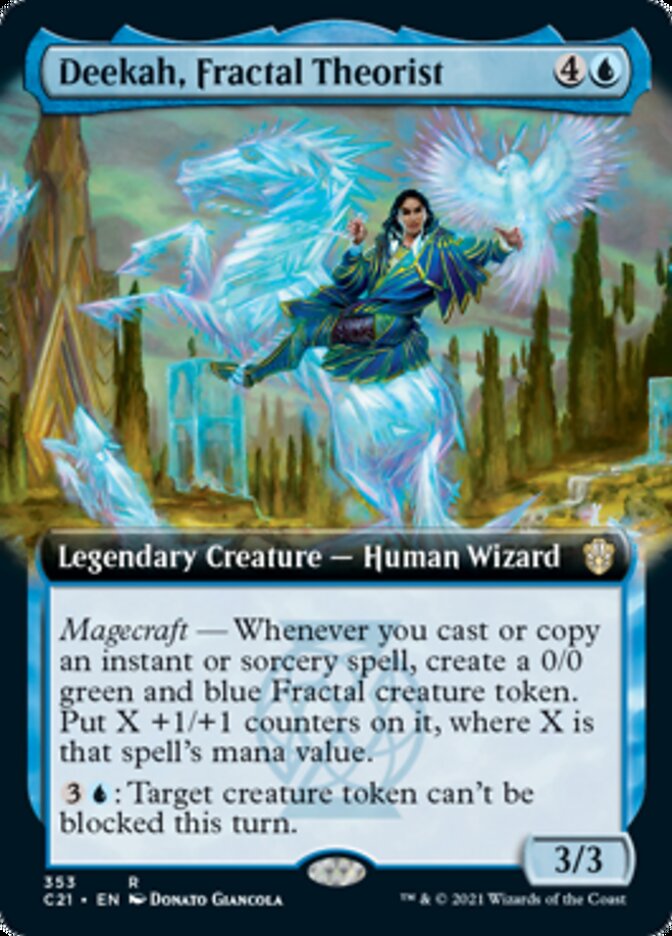 Deekah, Fractal Theorist (Extended Art) [Commander 2021] | GrognardGamesBatavia