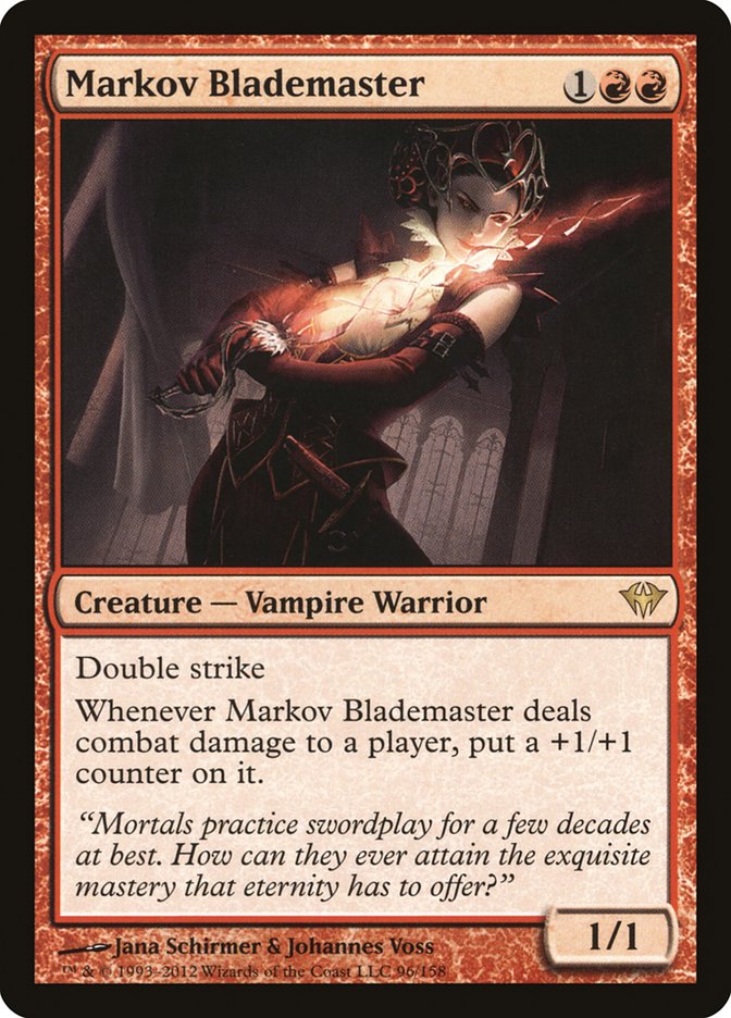 Markov Blademaster [Dark Ascension] | GrognardGamesBatavia