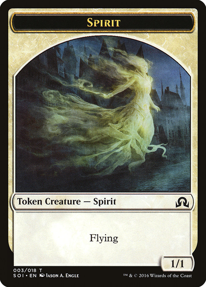 Spirit Token [Shadows over Innistrad Tokens] | GrognardGamesBatavia