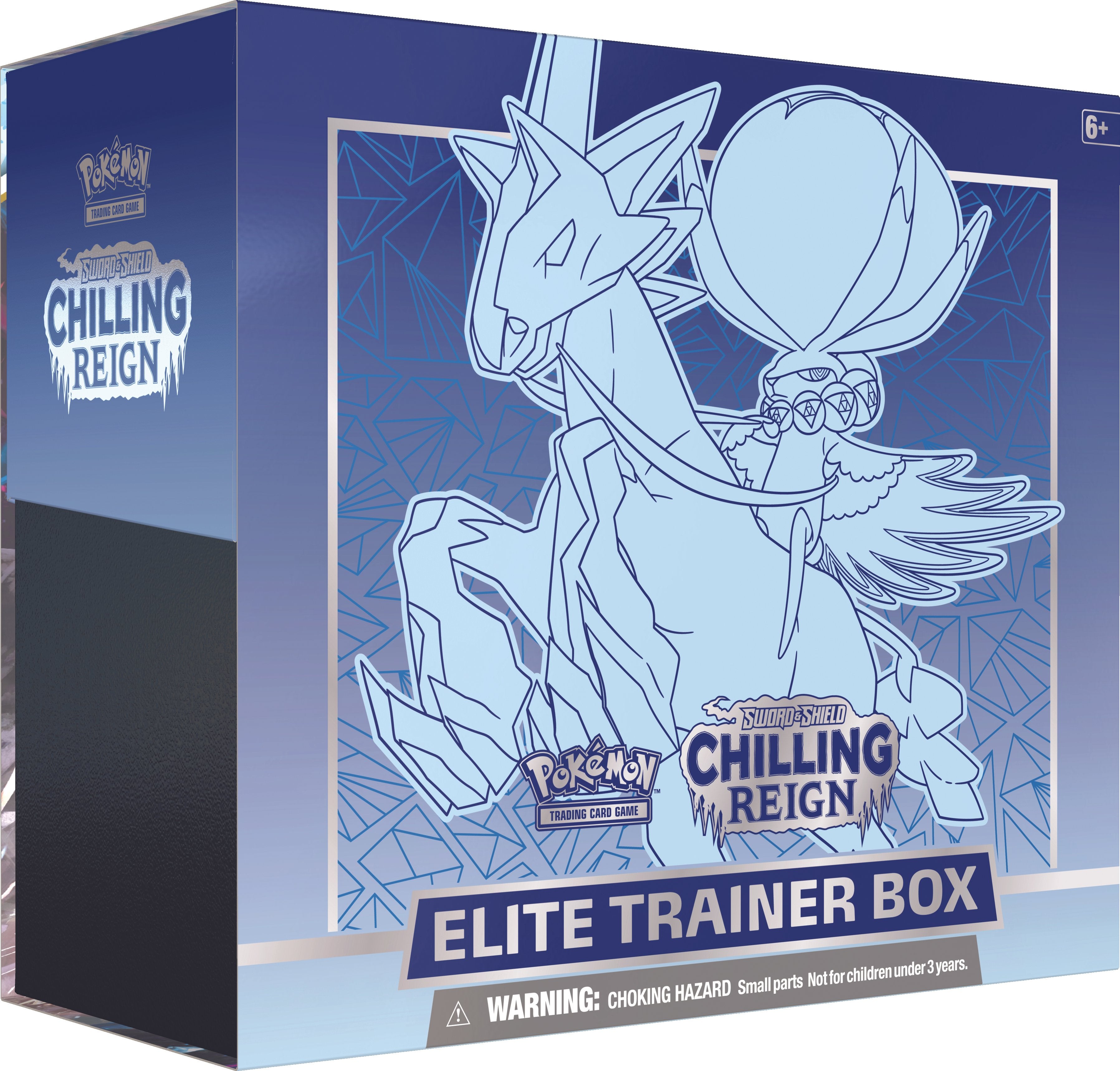 Sword & Shield: Chilling Reign - Elite Trainer Box (Ice Rider Calyrex) | GrognardGamesBatavia