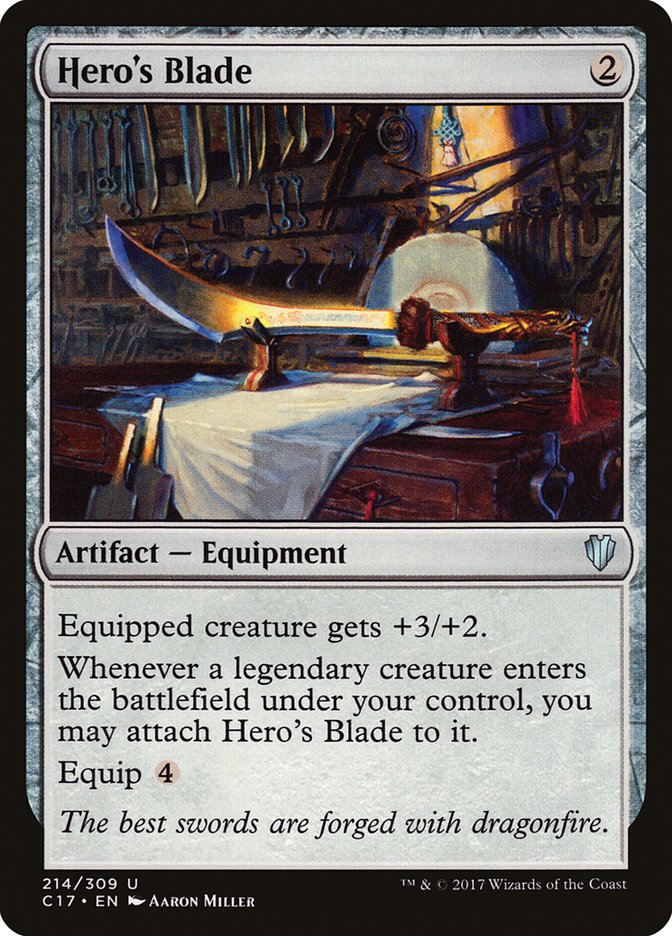 Hero's Blade [Commander 2017] | GrognardGamesBatavia