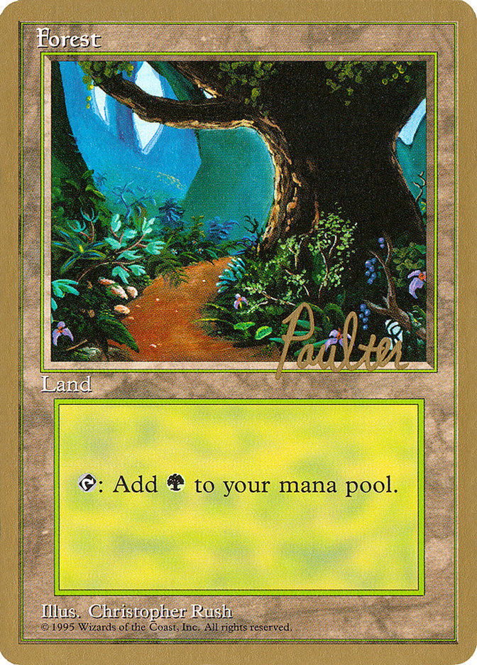 Forest (pp376) (Preston Poulter) [Pro Tour Collector Set] | GrognardGamesBatavia