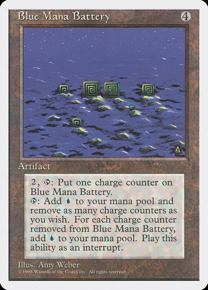 Blue Mana Battery [Fourth Edition] | GrognardGamesBatavia