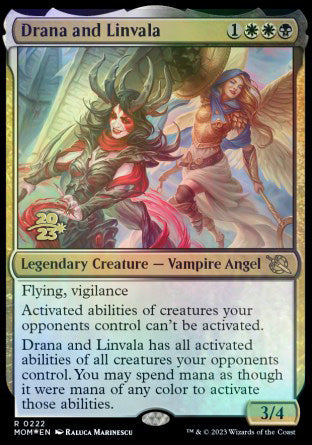 Drana and Linvala [March of the Machine Prerelease Promos] | GrognardGamesBatavia