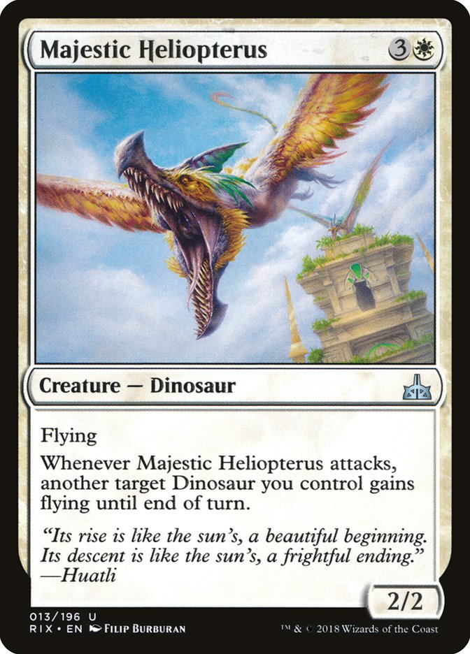 Majestic Heliopterus [Rivals of Ixalan] | GrognardGamesBatavia