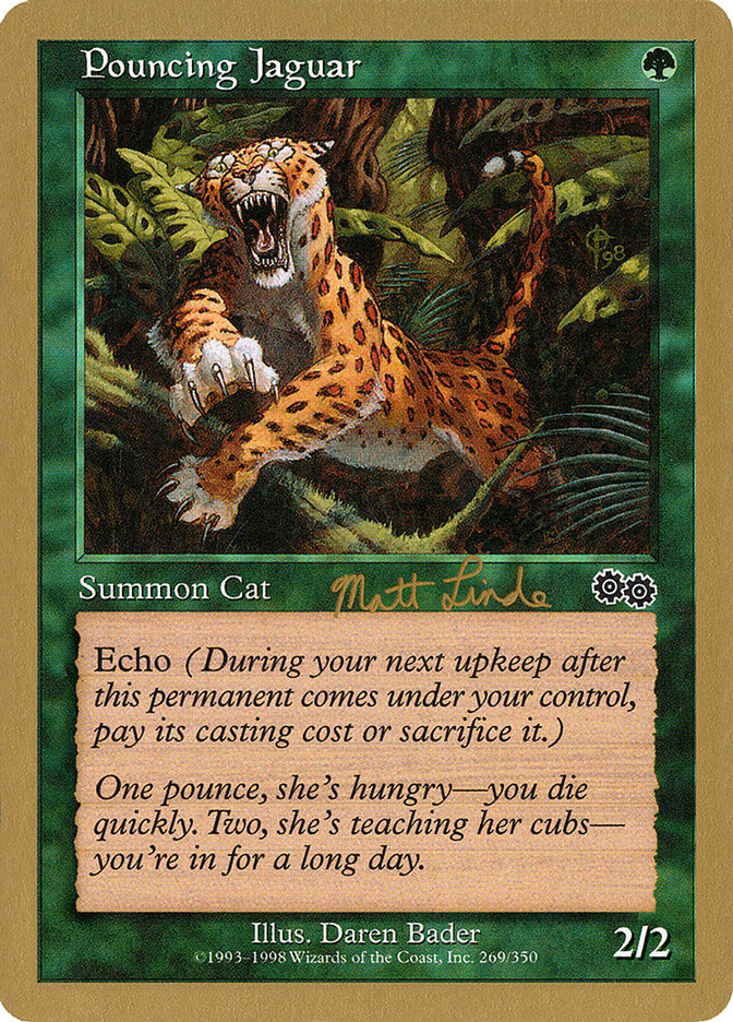 Pouncing Jaguar (Matt Linde) [World Championship Decks 1999] | GrognardGamesBatavia