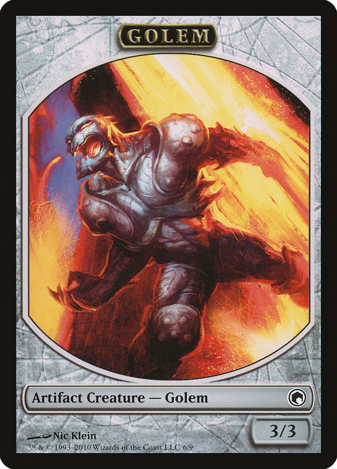 Golem Token [Scars of Mirrodin Tokens] | GrognardGamesBatavia