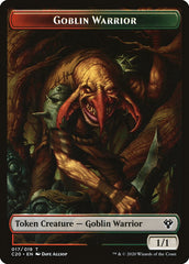 Drake // Goblin Warrior Double-Sided Token [Commander 2020 Tokens] | GrognardGamesBatavia