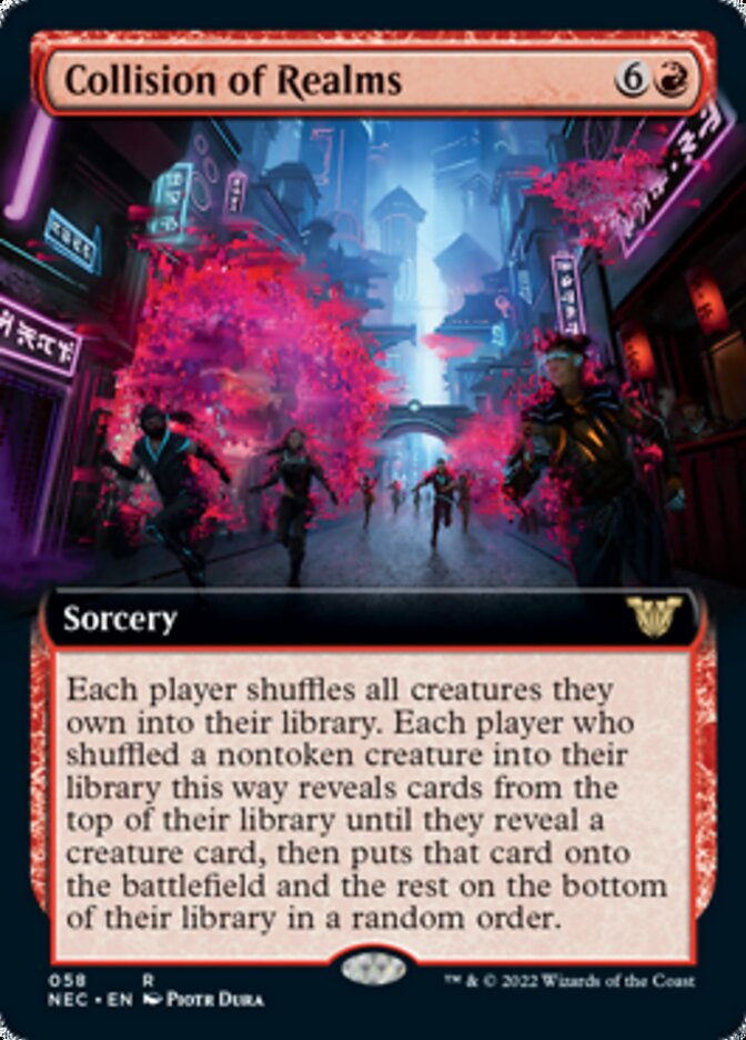 Collision of Realms (Extended Art) [Kamigawa: Neon Dynasty Commander] | GrognardGamesBatavia