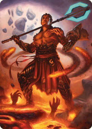 Koth, Fire of Resistance Art Card [Phyrexia: All Will Be One Art Series] | GrognardGamesBatavia