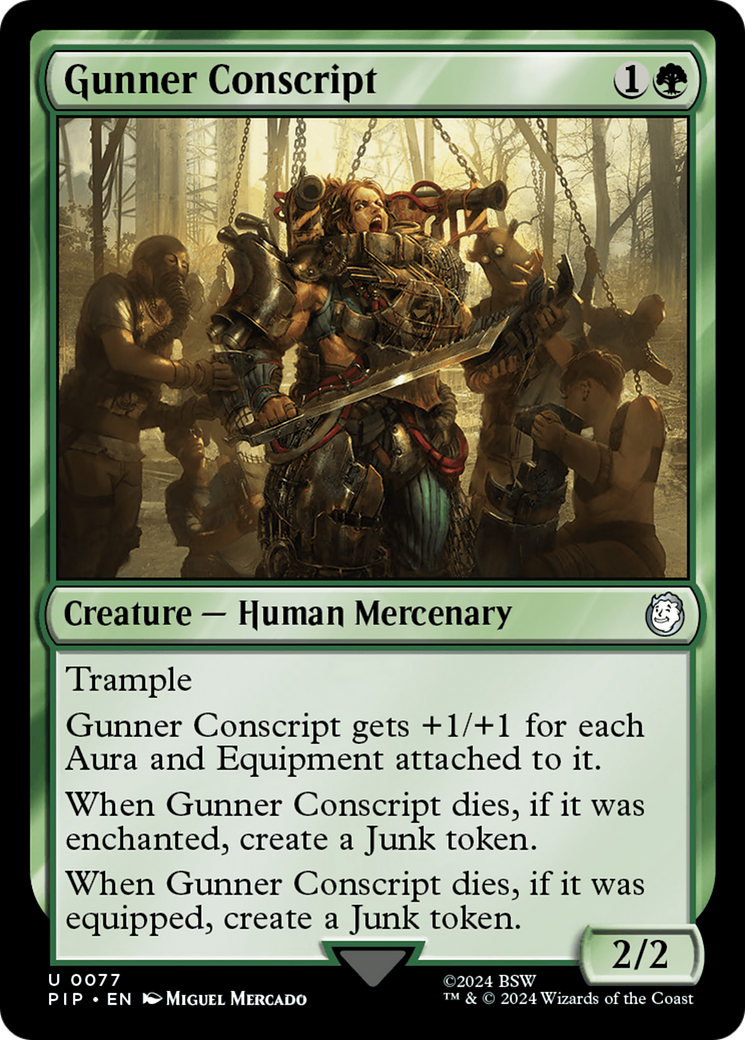 Gunner Conscript [Fallout] | GrognardGamesBatavia