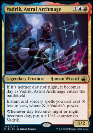 Vadrik, Astral Archmage (Promo Pack) [Innistrad: Midnight Hunt Promos] | GrognardGamesBatavia