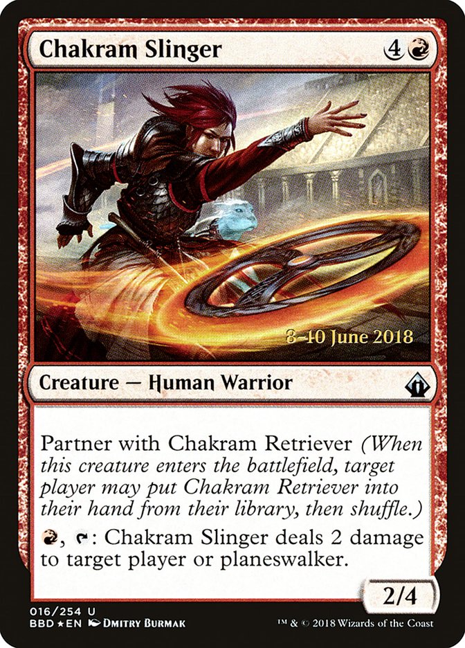 Chakram Slinger [Battlebond Prerelease Promos] | GrognardGamesBatavia