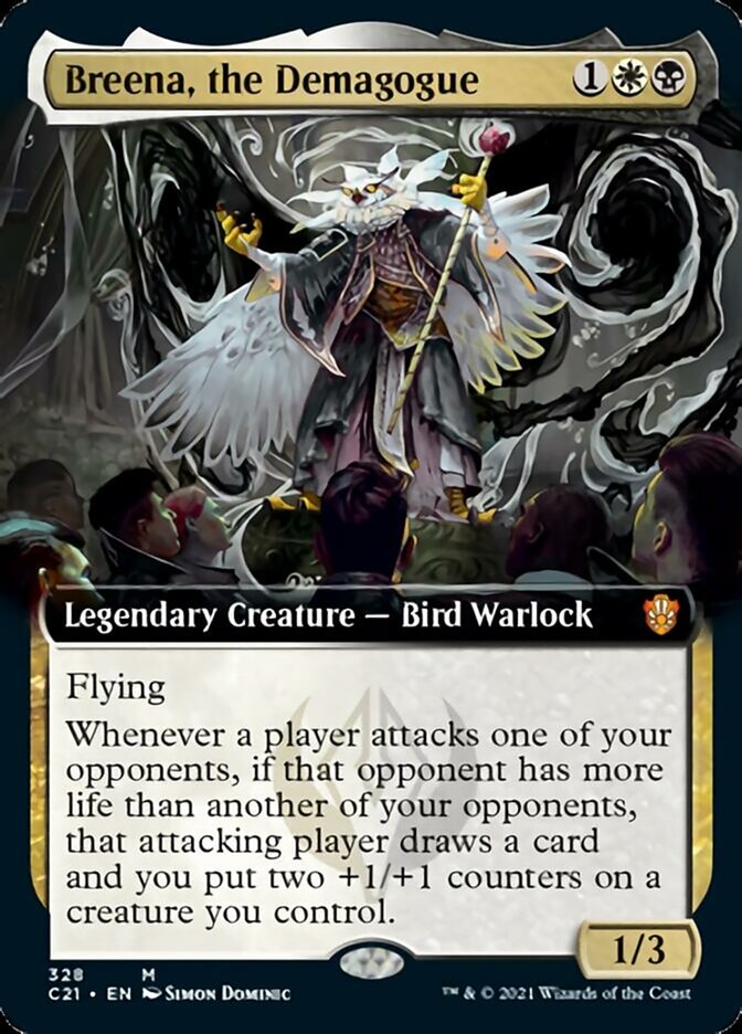 Breena, the Demagogue (Extended Art) [Commander 2021] | GrognardGamesBatavia