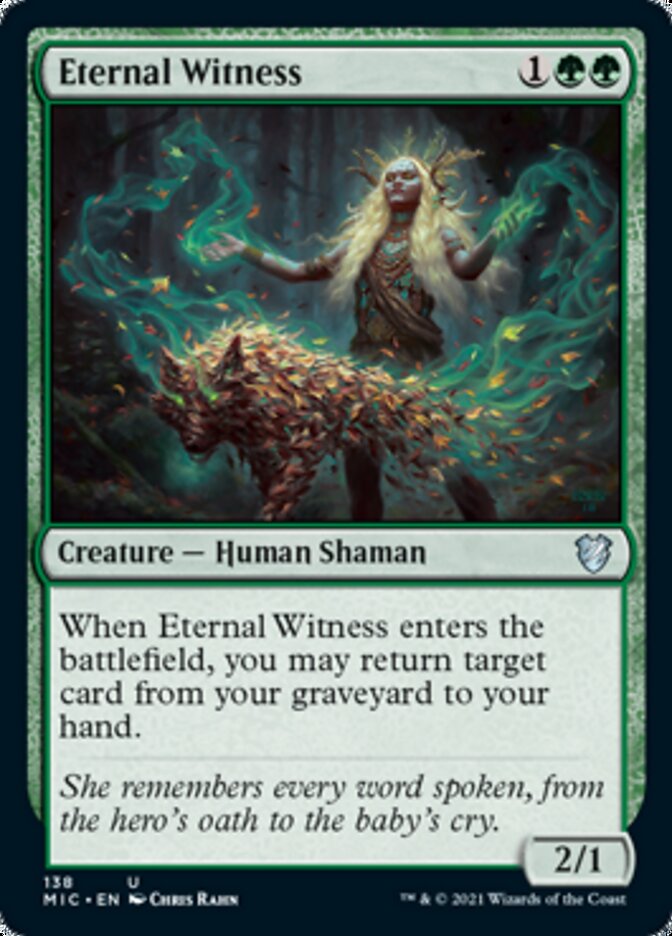 Eternal Witness [Innistrad: Midnight Hunt Commander] | GrognardGamesBatavia