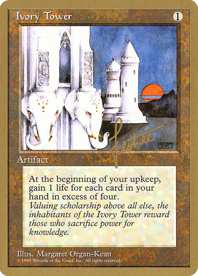 Ivory Tower (Bertrand Lestree) [Pro Tour Collector Set] | GrognardGamesBatavia