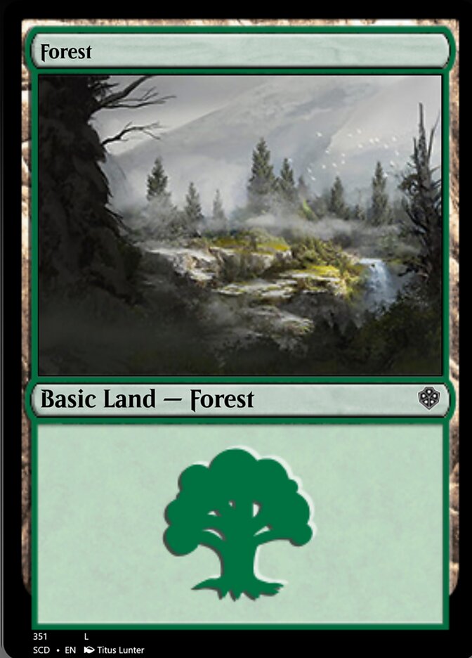 Forest (351) [Starter Commander Decks] | GrognardGamesBatavia