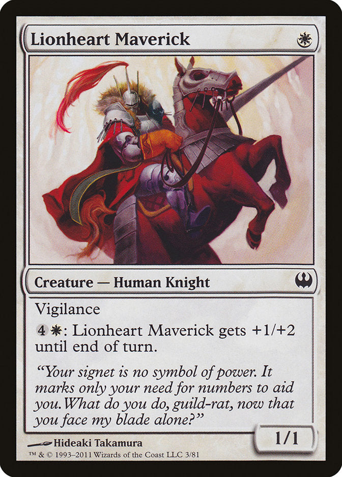 Lionheart Maverick [Duel Decks: Knights vs. Dragons] | GrognardGamesBatavia