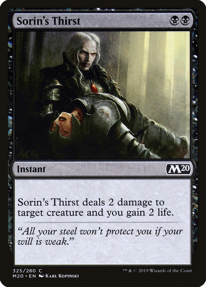 Sorin's Thirst [Core Set 2020] | GrognardGamesBatavia