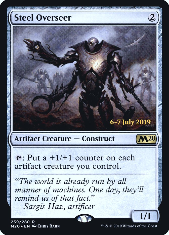 Steel Overseer [Core Set 2020 Prerelease Promos] | GrognardGamesBatavia