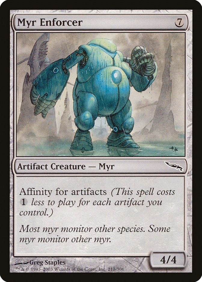 Myr Enforcer [Mirrodin] | GrognardGamesBatavia