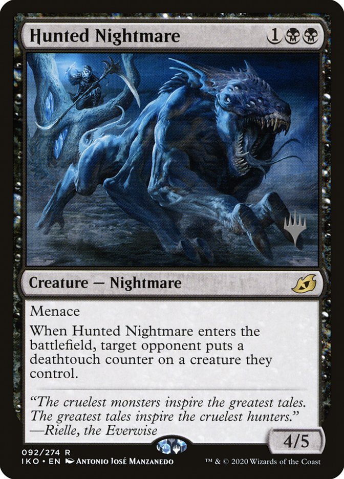 Hunted Nightmare (Promo Pack) [Ikoria: Lair of Behemoths Promos] | GrognardGamesBatavia