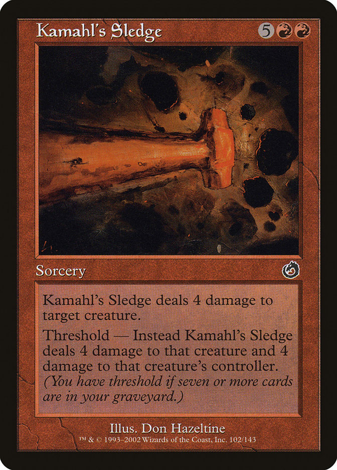 Kamahl's Sledge [Torment] | GrognardGamesBatavia