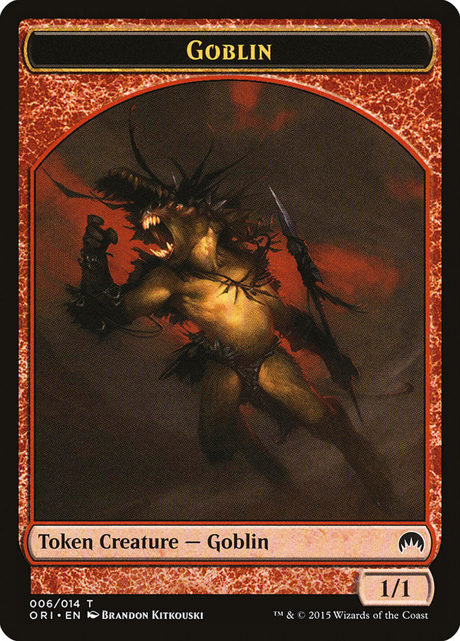 Goblin Token [Magic Origins Tokens] | GrognardGamesBatavia