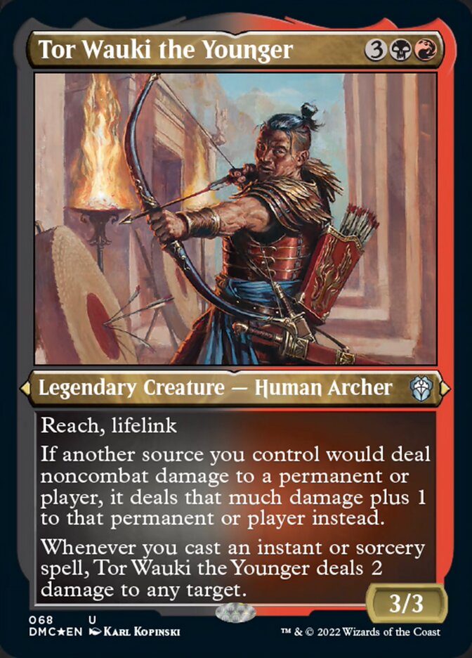 Tor Wauki the Younger (Foil Etched) [Dominaria United Commander] | GrognardGamesBatavia