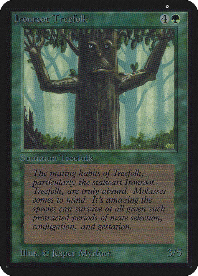 Ironroot Treefolk [Alpha Edition] | GrognardGamesBatavia