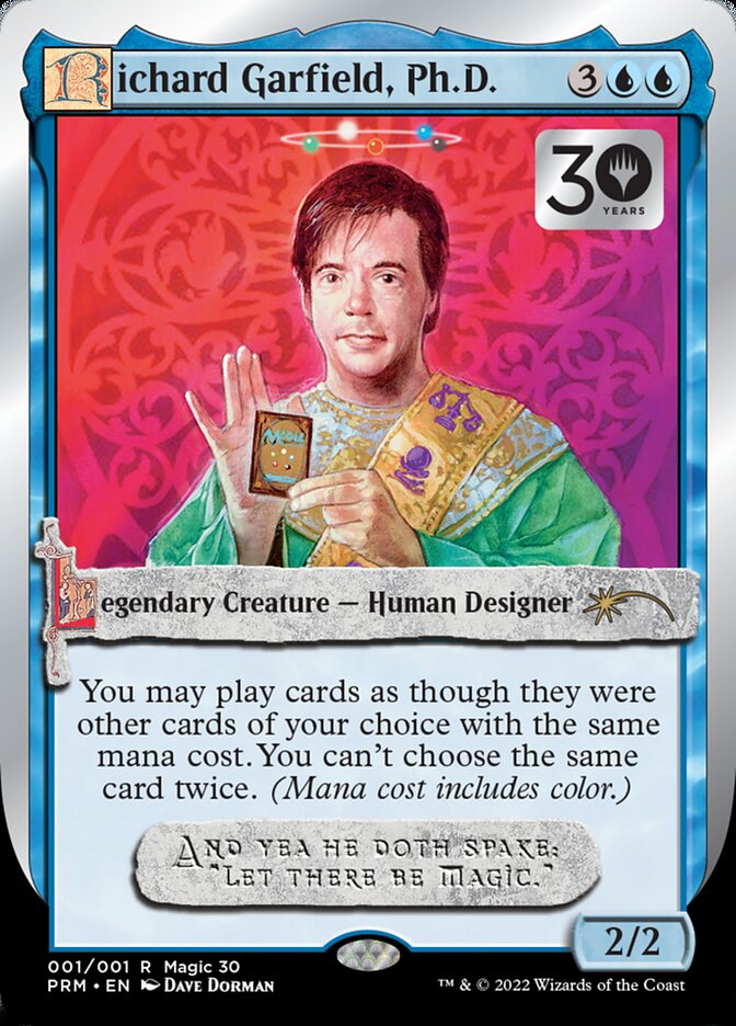 Richard Garfield, Ph.D. [30th Anniversary Promos] | GrognardGamesBatavia