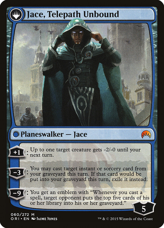 Jace, Vryn's Prodigy // Jace, Telepath Unbound [Magic Origins] | GrognardGamesBatavia